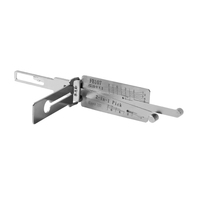 Outil métallique 2-en-1 Lishi FB107 pour la réparation du cylindre de serrure de porte Renault OLIVER