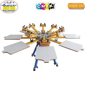 Máquina <span class=keywords><strong>de</strong></span> Serigrafía <span class=keywords><strong>de</strong></span> 4-6-8 Colores, <span class=keywords><strong>Precio</strong></span> <span class=keywords><strong>de</strong></span> Fábrica <span class=keywords><strong>en</strong></span> China, para Camisetas, Bolsas, Telas y Logotipos - Product Image 4