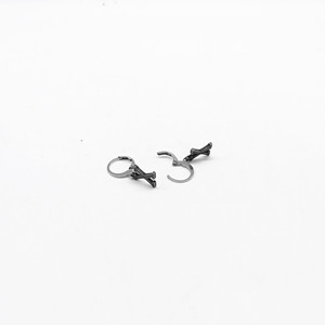 yunnique Retro Titanium Steel X-Shaped Hoop <b>Earrings</b> Letter Design Geometric <b>Studs</b> For Women Fashion Jewelry - Product Image 3