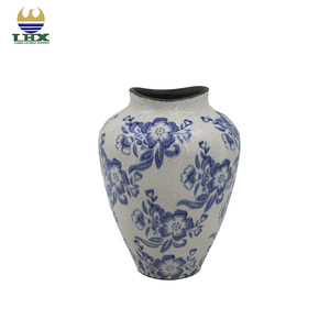 제조사 대형 전통 블루 & 화이트 세라믹 꽃병 결혼식 꽃꽂이 꽃병 꽃병 - Product Image 6