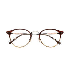 Monture <span class=keywords><strong>de</strong></span> lunettes M3114 unisexe en acétate et titane, faite à la main, avec un effet goutte d'huile en caoutchouc souple et tendance - Product Image 1