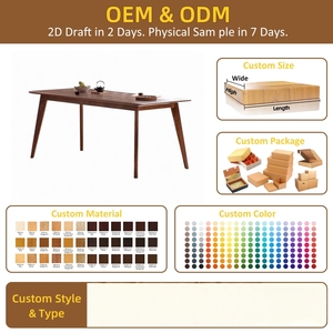 Juego de Mesa de Comedor de Estilo Escandinavo Moderno y Minimalista de Boxwood, Ecológico y Duradero, para 6 Personas, <span class=keywords><strong>Muebles</strong></span> de Comedor para el Hogar y Hoteles - Product Image 6