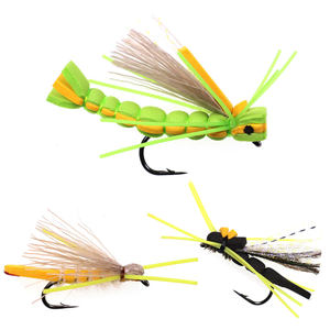 Scarabei di schiuma galleggianti mosca a Zig Bug Boatman pesca Panfish trota della trota della carpa pesca insetti esca artificiale #10 - Product Image 1