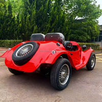 Voiture Vintage Électrique Mini Voitures Vintage Classique Carrosserie Rétro Accessoires de Voiture Voiture de Course Classique Carrosserie de Voiture Classique Petite Coque