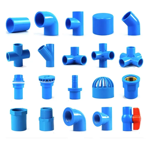 Trắng xám xanh 2 3 6 inch phụ kiện đường ống PVC Tên cấp nước tất cả các loại van bi uPVC màu xám TEE giảm bụi - Product Image 2