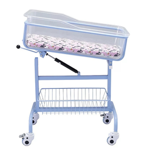 Lettino Medico per Neonati in Acciaio Inox, Multifunzione Classe II, Facile da Pulire, Lettino Pediatrico Mobile con Altezza Regolabile per Ospedali - Product Image 6