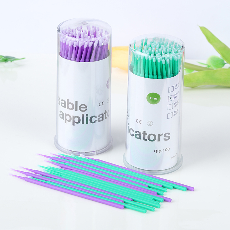 100 шт./кор. макияжа ватные тампоны, объемные ресницы для наращивания инструмент ватных палочек