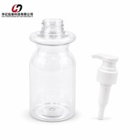 Bouteille à pompe en plastique PET transparente de 500 ml pour shampoing botanique de luxe, gel douche, savon liquide, emballage cosmétique
