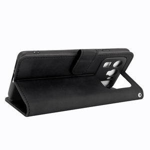 Étui en cuir PU texturé avec boucle de couleur unie et support pour <span class=keywords><strong>Xiaomi</strong></span> <span class=keywords><strong>Mi</strong></span> <span class=keywords><strong>11</strong></span> Ultra - Product Image 4
