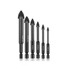 Otras brocas para mampostería de 5 mm con vástago hexagonal en espiral para hormigón, ladrillo, cerámica, juego de perforación en seco con refrigeración - Product Image 3