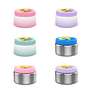 Bol à soupe en acier inoxydable 304 avec couvercle, portable, à un seul niveau, taille M, pour usage au bureau - Product Image 3