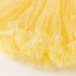 Falda de Tul con Textura Brillante y Material Ligero, Vestido de Princesa Blancanieves de <span class=keywords><strong>Disney</strong></span> para Niñas, para Ocasiones Festivas - Product Image 5