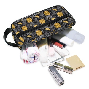 Sac de toilette imperméable à double fermeture éclair, grande capacité, portable, design ananas, prix abordable, logo personnalisé - Product Image 5