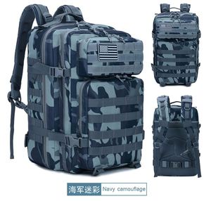 Sac à dos tactique d'assaut de haute qualité imperméable de 45 L pour le camping, la randonnée, sac à dos découpé au laser - Product Image 4