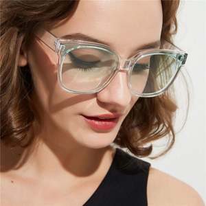 Lunettes de soleil carrées surdimensionnées transparentes roses de luxe rétro à la mode 2020 pour femmes, UV400 - Product Image 4