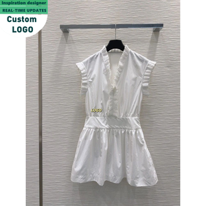 <span class=keywords><strong>Completo</strong></span> Estivo da <span class=keywords><strong>Donna</strong></span> Due Pezzi, Design Vintage in <span class=keywords><strong>Lino</strong></span>, Senza Maniche, Vestibilità Regolare, Effetto Snellente - Product Image 5