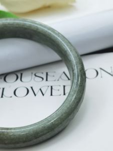 Brazalete de <span class=keywords><strong>Jade</strong></span> de alta calidad, 54mm-64mm, ancho de piedra preciosa, pulsera de <span class=keywords><strong>Jade</strong></span> curativa para mujer, hombre, el mejor regalo - Product Image 5