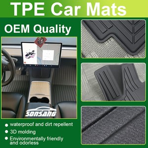 Sonsang เสื่อปูพื้นรถยนต์จากกวางโจวเสื่อปูพื้นรถยนต์ทำจาก TPE สำหรับพรมปูพื้นรถยนต์5D รูปตัว Y - Product Image 5