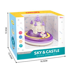 MILI Mini lindo caballo eléctrico luminoso agua pulverizada piscina juguete impermeable bebé baño juguete característica <span class=keywords><strong>para</strong></span> baño hecho de plástico - Product Image 6