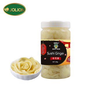 JOLION ญี่ปุ่นขายส่งจำนวนมากผักสดธรรมชาติฮาลาล190กรัมหั่นอาหารดองหวานสีชมพูสีแดงซูชิขิง - Product Image 6