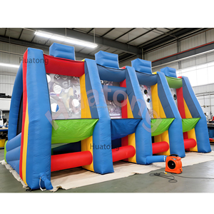 Juego Inflable de PVC para Fiestas Infantiles, Juego Deportivo de Carnaval con Personajes de Dibujos Animados, Juego Interactivo 4 en 1 - Product Image 5