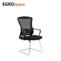 Fauteuil de réunion, de formation ou de visiteur de bureau en maille inclinable haut de gamme EGROspace