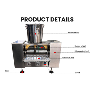 เครื่องทำเครปแบบมืออาชีพ ใช้กันอย่างแพร่หลาย สำหรับ<span class=keywords><strong>ทำ</strong></span><span class=keywords><strong>แพน</strong></span><span class=keywords><strong>เค้ก</strong></span>และเค้กพันชั้น - Product Image 4