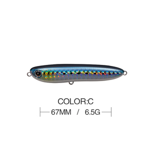 Señuelo de Pesca Flotante Tipo Lápiz, 67mm 7.2g, para Pesca de Lubina, Señuelos de Agua Dulce, Stickbaits, Cronuts - Product Image 5