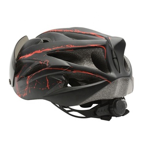 Oem & ODM ống kính từ Mũ bảo hiểm xe đạp đi xe đạp mạnh mẽ PC vỏ có thể tháo rời Visor cho người lớn xe đạp leo núi Mũ bảo hiểm phụ nữ cưỡi 17 không khí - Product Image 3