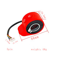 Acelerador de Pulgar con Interruptor de Ajuste de Velocidad Huanxi Hx Scooter X6 X7 X8 X9 Guangdong para Acelerador Hover-1