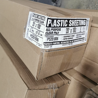 Rouleau de film plastique en polyéthylène souple imperméable de haute qualité |   Film plastique PE d'épaisseur 3 mil et de largeur 50 cm