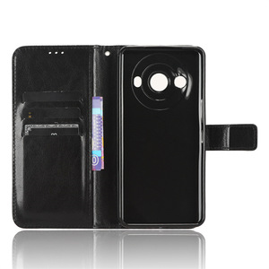 Lüks cüzdan çılgın at PU deri Flip Case kapak için Leica Leitz telefon <span class=keywords><strong>3</strong></span> - Product Image 3