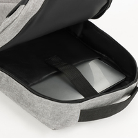 Sac à dos d'ordinateur portable 3-en-1 personnalisé avec logo, étanche, pour affaires et voyages, avec port de chargement USB – Vente en gros