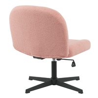 Tendance Hauteur Réglable Pivotant Criss-Cross Chaise Sans Bras Cross Legged Office Lounge Accent Chaise pour Salon