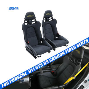 Asiento de carreras de fibra de carbono ajustable en altura eléctrico y personalizable para Porsche 718 911 GT3RS Panamera Taycan - Product Image 6