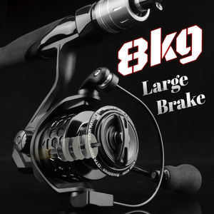 Carrete de Pesca Metálico GTA3 para Pesca en Agua Salada y Río, Incluye Señuelo Artificial - Product Image 4