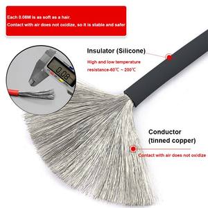 Câble de connexion pour tube chauffant interne de <span class=keywords><strong>four</strong></span>/<span class=keywords><strong>four</strong></span> BEEFLYPOWER 18AWG, fil en silicone résistant aux hautes températures - Product Image 4