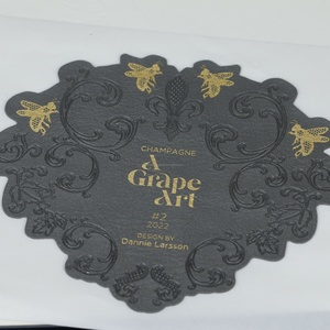 OEM Brand Custom Printing Waterproof Vinyl <b>Sticker</b> Wine Self Adhesive Embossed Vintage Wine <b>Bottle</b> <b>Sticker</b> and Label for <b>Bottle</b> - Product Image 5