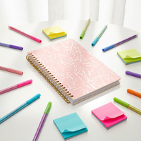 Carnet à spirale de bureau en gros avec dos en carton et onglets codés par couleur pour la gestion de projets