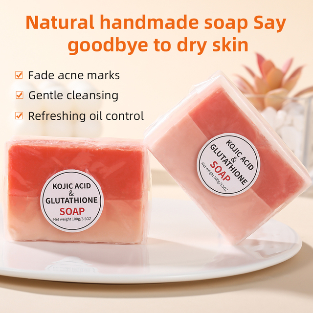 ghk cu pin Lightening Soap with Kojic and Glutathione: main image 1