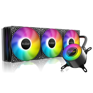 DeepCool Wave 120/240/360 PRO ชุดระบายความร้อนด้วยน้ำสำหรับคอมพิวเตอร์ตั้งโต๊ะ พร้อมพัดลมระบายความร้อนแบบ Overfrequency  หม้อน้ำแบบ Ball Bearing ทองแดง - Product Image 1