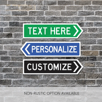 Panneau de signalisation personnalisé, Panneau de rue, Panneau directionnel, Panneau personnalisé, Panneau d'adresse, Panneau de nom personnalisé