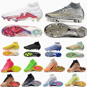 Chaussures de football à crampons argentées Elite Youth Blast Mbappe Cristiano <span class=keywords><strong>Ronaldo</strong></span> Luminous Men Speed 6 25th Anniversary Football Boot - Product Image 1
