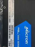 MTFDHAL7T6TDP Micron 9300 PRO 7.68TB U.2 NVMe PCIe 3.0 X4 3D TLC Enterprise SSD untuk Penyimpanan Server Pusat Data