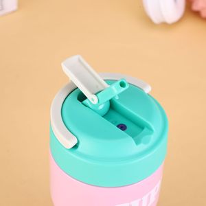 Botellas de agua caliente con vaso de acero inoxidable para niños, botella de bebida para niños, Escuela de bebés con tapa, logotipo personalizado - Product Image 2