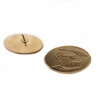Broche de revers en métal de galvanoplastie personnalisée pour les événements Cadeau d'entreprise Logo personnalisé Épingle d'insigne de récompense