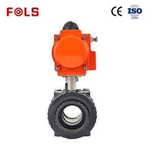 Venta Caliente de Fábrica: Válvula de Bola de Plástico PVC Roscada NPT DN80 Neumática Doble UPVC - Product Image 4