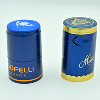 Échantillon gratuit Capsule rétractable multicouche en aluminium avec impression de logo personnalisé pour liqueur de vin whisky