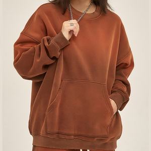 Fabricantes de Ropa Personalizada, Algodón Grueso, Deslavado, Desgastado, Estilo Vintage, Cuello Redondo Unisex, Invierno, 100% Algodón - Product Image 4