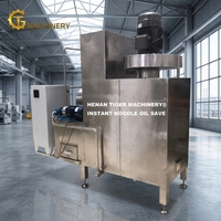 Machine de traitement des nouilles ramen instantanées en acier inoxydable, machine d'emballage de nouilles en sachet oreiller, économiseur d'huile